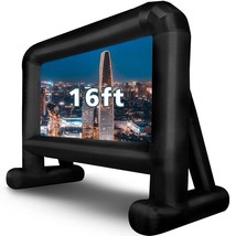 Inflatable/Blow Up Projection Screen With Quiet Fan And Storage Bag, Eas... - $203.99