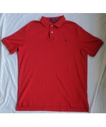 Ralph Lauren Polo Red Shirt Mens Short Sleeve Size Large - £19.64 GBP
