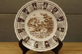 Royal Staffordshire China CALENDAR Plate 1961 Transferware Horoscope Zodiac - £22.88 GBP