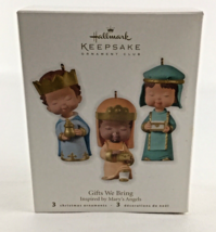 Hallmark Keepsake Ornament Mary&#39;s Angels Gifts We Bring 3 Wise Men Nativity 2010 - £39.38 GBP