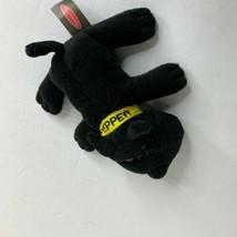 Melissa &amp; Doug Plush Stuffed Animal Toy Puppy Black Pepper 6.5 in Lgth - £4.44 GBP