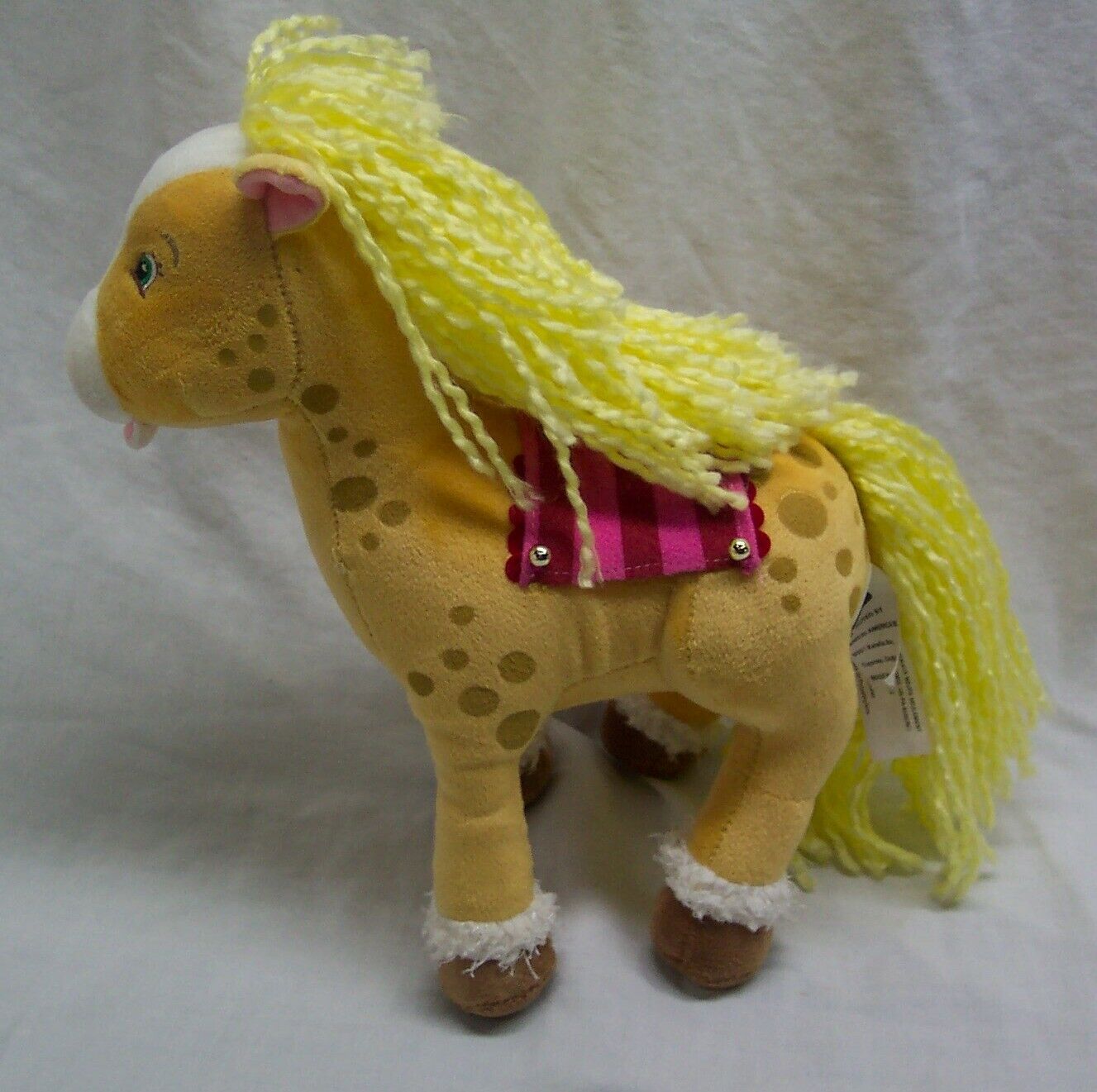 Primary image for Strawberry Shortcake HONEY PIE HORSE 10" Plush STUFFED ANIMAL Toy 2004 Bandai