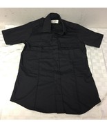 Rothco Black Button Up Short Sleeve Shirt 37572 - £14.57 GBP