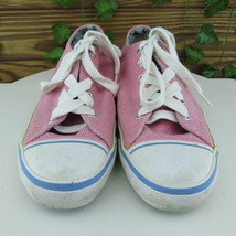 PONY Women Sneaker Shoes  Pink Fabric Lace Up Size 8 Medium (B, M) - $16.78