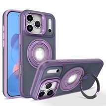 Generic Case for iPhone 16e (Color: Purple) Magnetic Silicone Grip Ring ... - $46.29