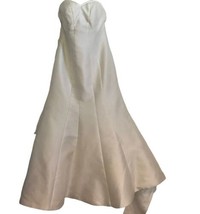 MARTINA LIANA Wedding Dress #688 Ivory Trumpet Strapless Sweetheart Neck Sz 12?? - £176.45 GBP