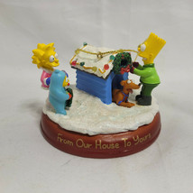 Simpsons Bradford Exchange From Our House to Yours Christmas Ornament - $27.45