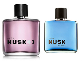 Avon MUSK Marine / MUSK Storm EDT Eau de Toilette Spray For Him 75 ml New - $21.99