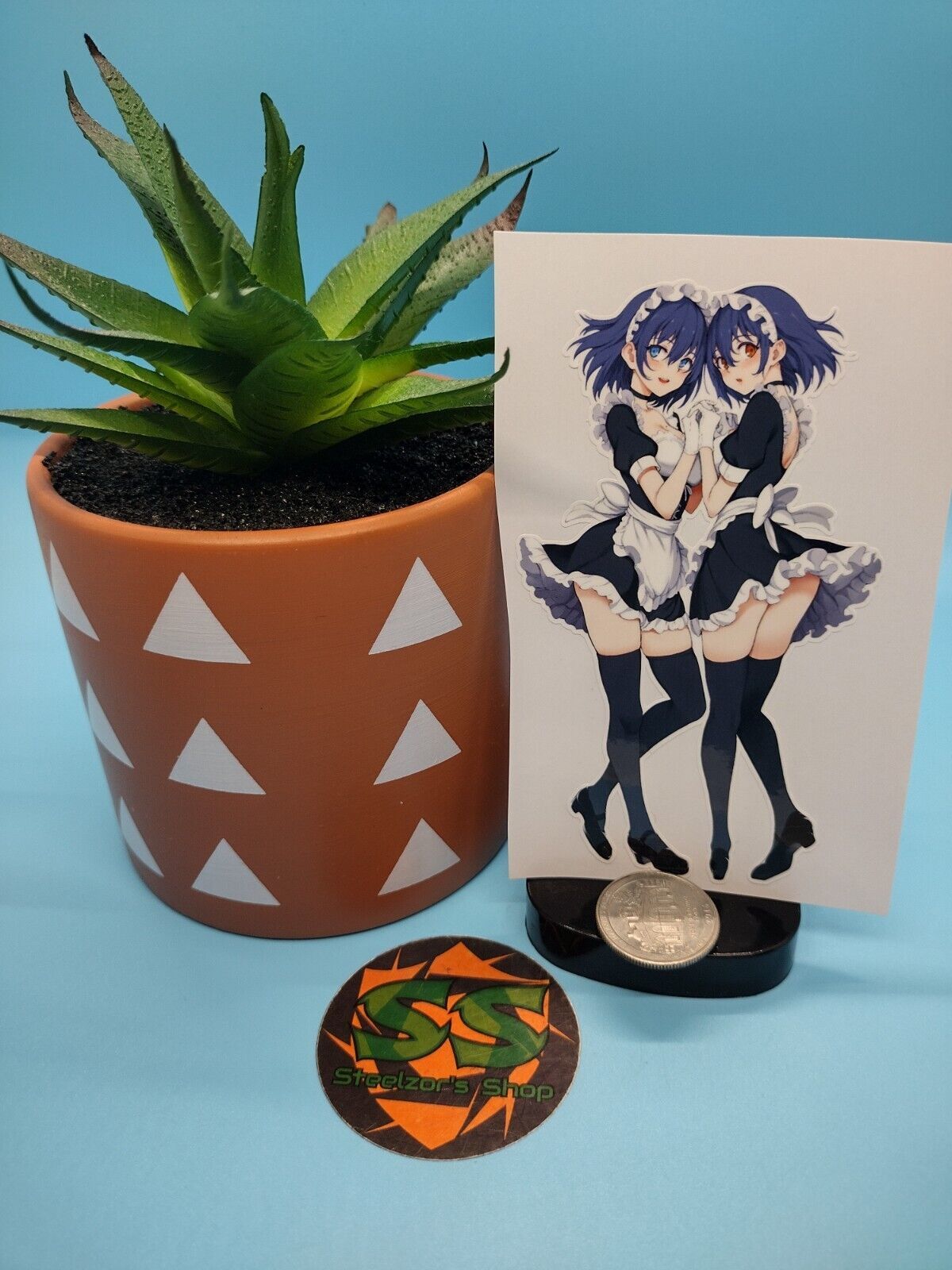 Kaede to Suzu - Kaede &amp; Suzu (Maid) - Waterproof Anime Sticker / Decal - $5.99