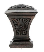 Select Newport finial post window rod antique bronze brushed brown metal... - £77.73 GBP
