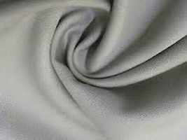 2.3 + 1.5yds Pewter Grey Pure Wool Gabardine Classic Year Round Suit Weight Fabr - £37.75 GBP