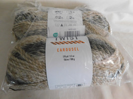 Big Twist Carousel Wheat lot of 2 Dye lot 490782 - £10.23 GBP