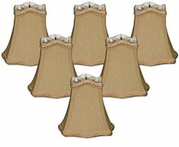 Royal Designs, Inc. Fancy Square Chandelier Shade with Decorative Trim CS-508BG, - £12.54 GBP+