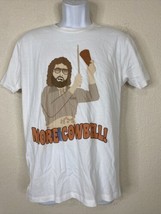 Vertex Men Size S White &quot;More Cowbell&quot; T Shirt Short Sleeve SNL Funny Wi... - £5.40 GBP