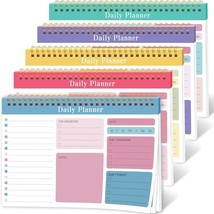 EOOUT 5 Pack To Do List Notepad Daily to Do List Notebook 9.45&quot; x 6.5&quot; D... - $18.71