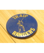 Vintage Traip Academy Rangers Historical Pin Badge Pinback  Blue Gold Sh... - $32.03 CAD