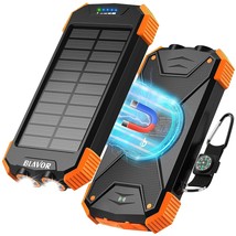 Magnetic Wireless Power Bank,Solar Power Bank,10000Mah Portable Charger,... - £43.17 GBP