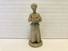 Hudson Pewter (Marked 1980) School Teacher, Victorian, Book, Reader, Lib... - $4.64