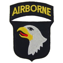 U.S. Army 101st Airborne Division Patch Black &amp; White 3&quot; - £6.84 GBP