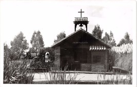 Buena Park California Our Little Chapel By The Lake Real Photo Postcard 1940s - £8.75 GBP