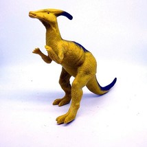 ANKYO 5” Parasaurolophus Dinosaur Hard Plastic Toy Figure Cretaceous Orange - $125.50 MXN