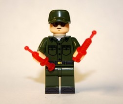 Minifigure Custom Toy Steve Rogers Army Disguise Captain America - £4.26 GBP