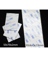 5X 3M 9448A Strong Double Sided Black Foam Tape Pad Mounting Adhesive Hot - $129.54 MXN+