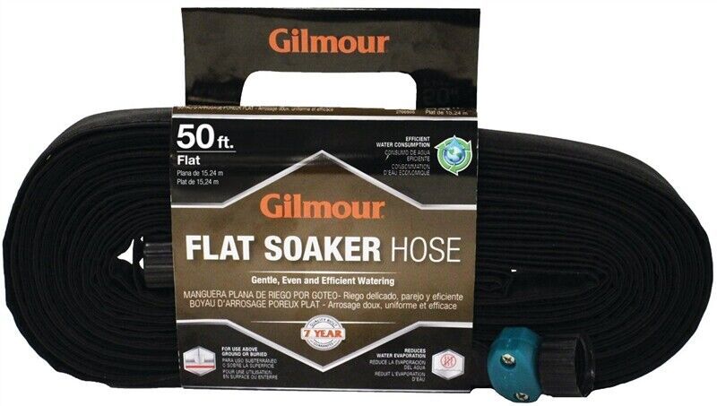 NEW Gilmour 870501-1001 VINYL WEEPER FLEXIBLE FLAT Soaker Hose 50 FOOT 8719262