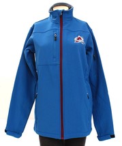 NHL Blue Colorado Avalanche Soft Shell Zip Front Jacket Women&#39;s Small S NWT - $124.99