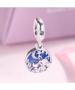 2019 Autumn Release Sterling Silver Fox &amp; Rabbit Dangle Charm With Ename... - £14.00 GBP