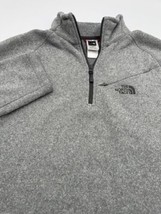 The North Face Gordon Lyons 1/4 Zip Fleece Sweater Men’s Size Lg Heather Gray - £19.11 GBP