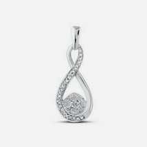 Sterling Silver Round Diamond Fashion Pendant .03 ctw - £113.25 GBP