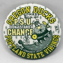 2010 Oregon Ducks Portland State Vikings Game Day Football Pinback Butto... - £5.98 GBP
