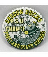 2010 Oregon Ducks Portland State Vikings Game Day Football Pinback Butto... - $153.38 MXN