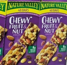 2 PACK  NATURES VALLEY  CHEWY FRUIT &amp; NUTS GRANOLA BARS  - £39.56 GBP