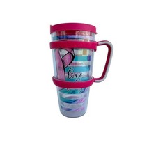 Tervis Tumbler 16 oz Pink Ribbon Breast Cancer Hope Simply Southern with... - £14.43 GBP