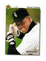 1992 Upper Deck #166 Frank Thomas Chicago White Sox - £2.31 GBP