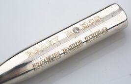 Commemorative Sterling Silver &amp; Diamond Barry Bonds Home Run King Baseba... - $2,816.27