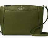 Kate Spade Monica Crossbody Army Green Pebbled Leather WKR00258 NWT $279... - £69.81 GBP