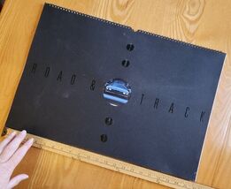 ROAD &amp; TRACK Calendar Vintage 1991 Large Format 22" W x 15" T Wire Bound... - $101.79