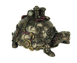 Amazingly Detailed Steampunk Tortoise Trinket Box - £54.52 GBP