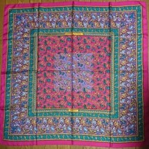 Hermes Scarf Chasse en Inde 90 cm Silk purple Carre shawl 35&quot; m318 - £356.59 GBP