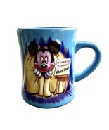 3D Mickey Mouse Disney Coffee Mug Theater Stage Face Tail Blue Starring ... - $238.34 MXN