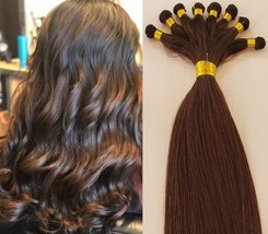 18&quot;, 20″, 22&quot; Hand-Tied Weft, 100 grams, Human Remy Hair Extensions # 4 - £167.36 GBP+