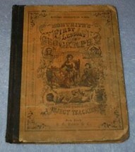 First Lessons in Geography Primer Children's Antique School Text 1869 - £39.78 GBP