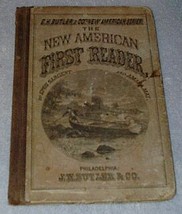 New American First School Reader 1871 Antique Book - £27.87 GBP