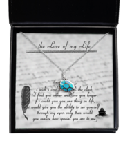 Love Necklace The Love Of My Life, If I Could Turn Back Time Turtle-MC-NL  - £51.74 GBP