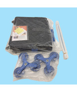 Sliq Heavy Duty Cart w/ Wheels &amp; Telescopic Handle Portable Handcart Blu... - $48.89
