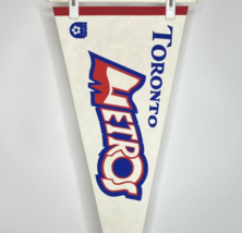 Vintage Toronto Metros NASL 30x12 Full Size Soccer Futbol Pennant Defunct 1970s - $19.55