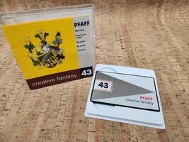 Pfaff Emb Machine Creative Card #43 Wappen Coat of Arms 7570,7560,2140,2170 - $91.41